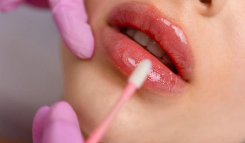 pretty pink lips